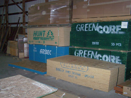 Green core plywood