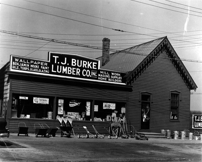 TJ Burke store 100 years ago
